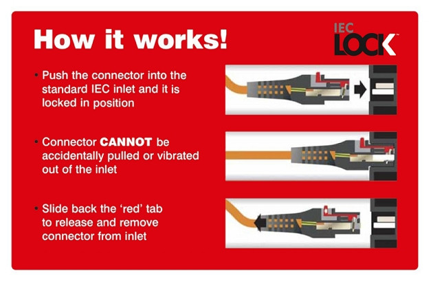 Second image of PDU: 8+1x Outlets | IEC-Lock C13 & C19 | 19'' 1RU Horizontal | Inlet