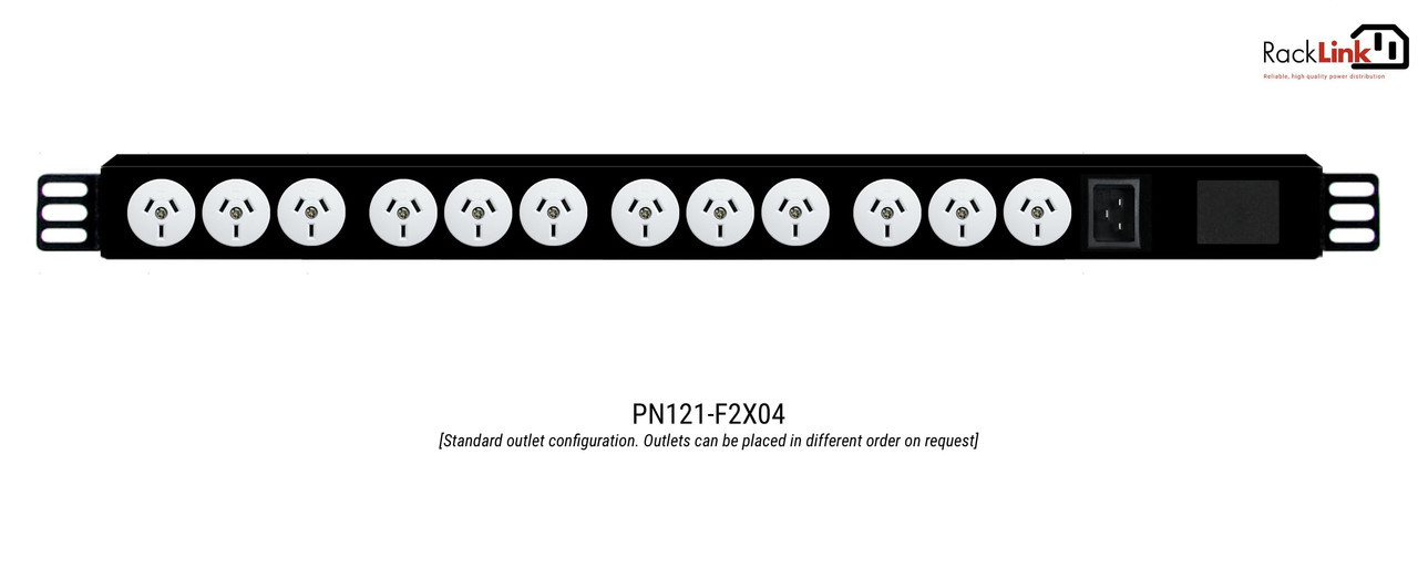 Second image of PDU: 12x Outlets | Aus GPO | 0.7m Vertical | Inlet