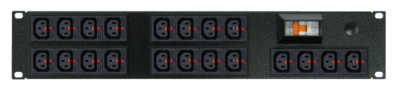 PDU: 20x Outlets | IEC-Lock C13 | 19'' 2RU Horizontal